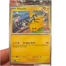 2024 Pokemon TCG World Championships Pikachu Black Star Promo card, SVP 190 - Image 1