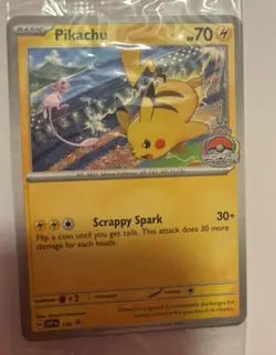 2024 Pokemon TCG World Championships Pikachu Black Star Promo card, SVP 190 - Image 3