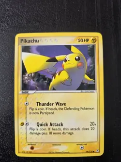 Pikachu 78/110 Holon Phantoms Pokemon Card - NM - Image 1