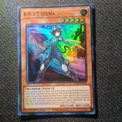 K9- I 7 Izuna JUSH-EN031 ultra rare Yu-GI-OH Holo Card - Image 1