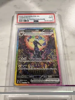 Pokemon TCG Umbreon EX 161/131 Prismatic Evolutions Card Sir PSA 9/10 MINT - Image 1