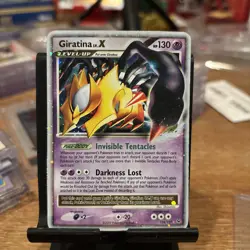 Pokemon Giratina LV.X Holo Card 124/127 Platinum - Image 1