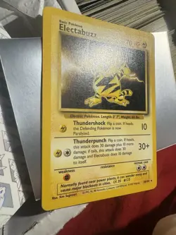 Pokemon TCG Electabuzz Base Set, Unlimited Rare Card 20/102 NM Condition - Image 2