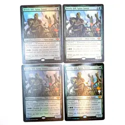 BRISTLY BILL, SPINE SOWER (x4) - FOIL - Four MTG Card Lot OTJ 157 NM+/M - Image 3