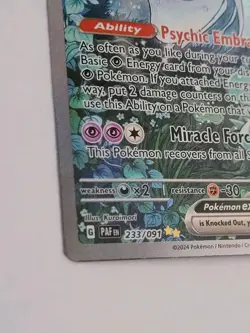 Gardevoir ex - 233/091 SV: Paldean Fates Pokemon Card NM/M - Image 4