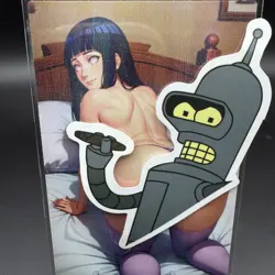 Hinata Hyuga Anime Waifu Card Doujin ACG Goddess Holo - Image 1