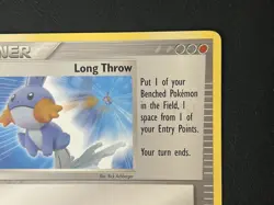 Pokemon Trainer Long Throw 2/8 Trading Figure Game Card - MP - Image 3