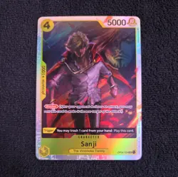 Sanji OP04-104 SR Kingdoms of Intrigue One Piece Card Game TCG English - Image 1