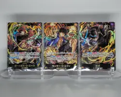 Luffy ST13-003, Sabo ST13-001, & Ace ST13-002 L Gold Premium Card Collection JPN - Image 1