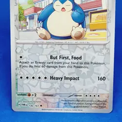 Snorlax Reverse Holo 136/167 Twilight Masquerade Pokemon Card 2024 Tcg Ccg - Image 4