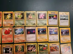 Lot Of 60 Vintage Pokemon Cards: Trainers, Shadowless, Rare Mod Played - Image 3