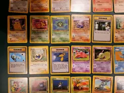 Lot Of 60 Vintage Pokemon Cards: Trainers, Shadowless, Rare Mod Played - Image 5
