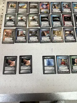 Star Trek CCG Voy + Borg + HA + TMP 45-Card Lighty-Played/Moderately-Played Lot - Image 2