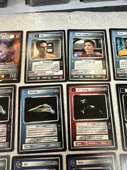 Star Trek CCG Voy + Borg + HA + TMP 45-Card Lighty-Played/Moderately-Played Lot - Image 4