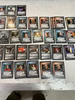 Star Trek CCG BoG + RoA + TwT + MM 67-Card Lighty-Played/Moderately-Played Lot - Image 3