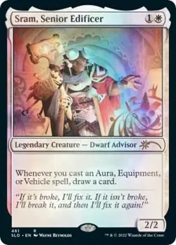 Sram, Senior Edificer Secret Lair Drop Series NM MTG Foil - Image 1