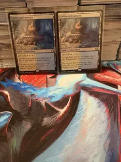 Hallowed Fountain (X2) (Foil) 0265 (R) MTG Lorwyn Eclipsed (ECL) - Image 1
