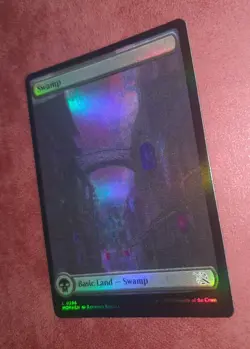 MTG *FOIL FULL ART *March of the Machines SWAMP #286 NM - Image 1