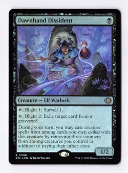 Dawnhand Dissident (Foil) 0098 (R) MTG Lorwyn Eclipsed (ECL) - Image 1