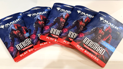 MTG: Innistrad Remastered Sleeved Play Boosters LOT of 5 Boosters Sealed 171818 - Image 1