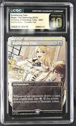 Smothering Tithe (CGC PRISTINE 10) - Confetti Foil - MTG WOE: Enchanting Tales - Image 1