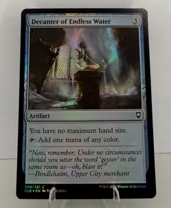 MTG CLB 309 Decanter of Endless Water - Battle for Baldur's Gate Foil - Image 1
