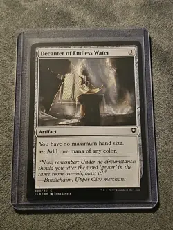 Decanter of Endless Water C Foil #309 | CLB Battle for Baldur's Gate | MTG - Image 1