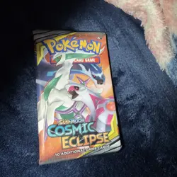 Pokemon Sun & Moon Cosmic Eclipse Booster Pack Arceus Art SEALED Unweighed - Image 1