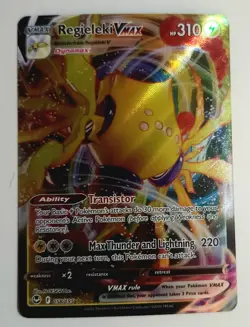 Regieleki VMAX - #058/195 - Pokemon TCG Silver Tempest Ultra Rare Card NM - Image 1