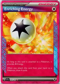 Enriching Energy SV08: Surging Sparks 191/191 Pokemon TCG Card ACE SPEC NM - Image 1