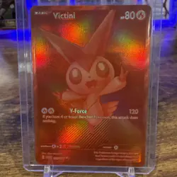 Pokemon TCG Black Bolt White Flare Red Victini Card 2025 English BWR 171/086 - Image 1
