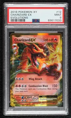 Charizard EX Pokemon XY Evolutions 20th Anniversary PSA 9 MINT - Image 1