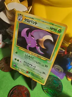 Pokemon TCG Vintage 2000 Japanese Neo Revelations Set Crowbat No. 169 Holo NM/M - Image 3