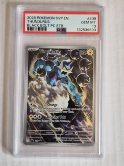 Thundurus - 209 (Pokemon Center Exclusive) 209 Sv: Scarlet & Violet PSA 10 - Image 1