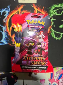 Pokemon TCG Destined Rivals Sleeved Booster Pack x10 Packs - Image 1
