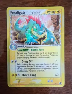 Feraligatr #2/101 Delta Species Dragon Frontiers Holo Pokemon TCG - Image 1