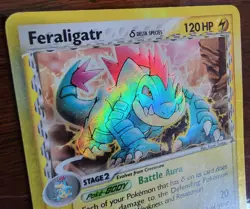 Feraligatr #2/101 Delta Species Dragon Frontiers Holo Pokemon TCG - Image 3