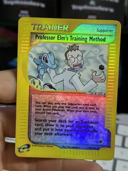 #2 Professor Elm's Training Method 148/165 Expedition 2002 Reverse Holo Pokemon - Image 4