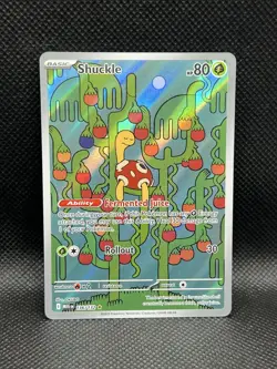 Shuckle 136/132 IR Mega Evolution Me01 ILLUSTRATION RARE HOLO Pokemon English - Image 1