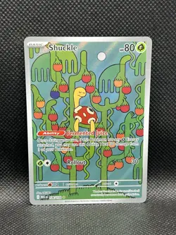Shuckle 136/132 IR Mega Evolution Me01 ILLUSTRATION RARE HOLO Pokemon English - Image 3