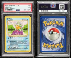 Squirtle Shadowless Pokemon Base Set PSA 7 1999 - Image 3