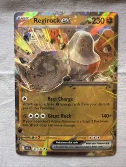 Pokemon Regirock ex - 101/182 - Double Rare Destined Rivals NM Mint - Image 1