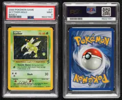 Scyther Holo Pokemon Base Set 2 PSA 9 MINT 2000 - Image 3