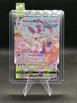 Pokemon TCG Sylveon VMAX 212/203 Alternate Art Secret Rare Evolving Skies NM - Image 3