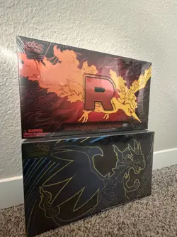 Pokemon TCG Destined Rivals Moltres UPC And Charizard UPC Bundle- Factory Sealed - Image 1