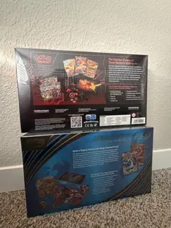 Pokemon TCG Destined Rivals Moltres UPC And Charizard UPC Bundle- Factory Sealed - Image 2