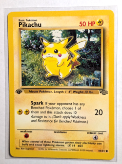 1999 Pikachu Pokemon Jungle 1st Edition 60/64 - Image 1