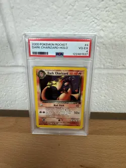 2000 POKEMON ROCKET #4 DARK CHARIZARD-HOLO PSA 4 - Image 1