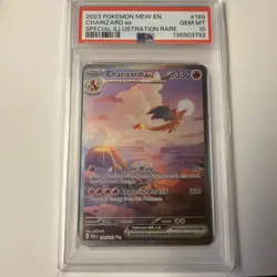 2023 POKEMON MEW EN-151 SPECIAL ILLUSTRATION RARE #199 CHARIZARD EX PSA 10 - Image 1