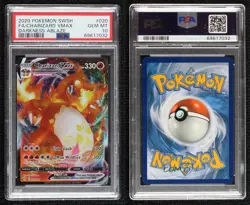 Charizard VMAX Pokemon Sword & Shield Darkness Ablaze PSA 10 GEM MT - Image 3